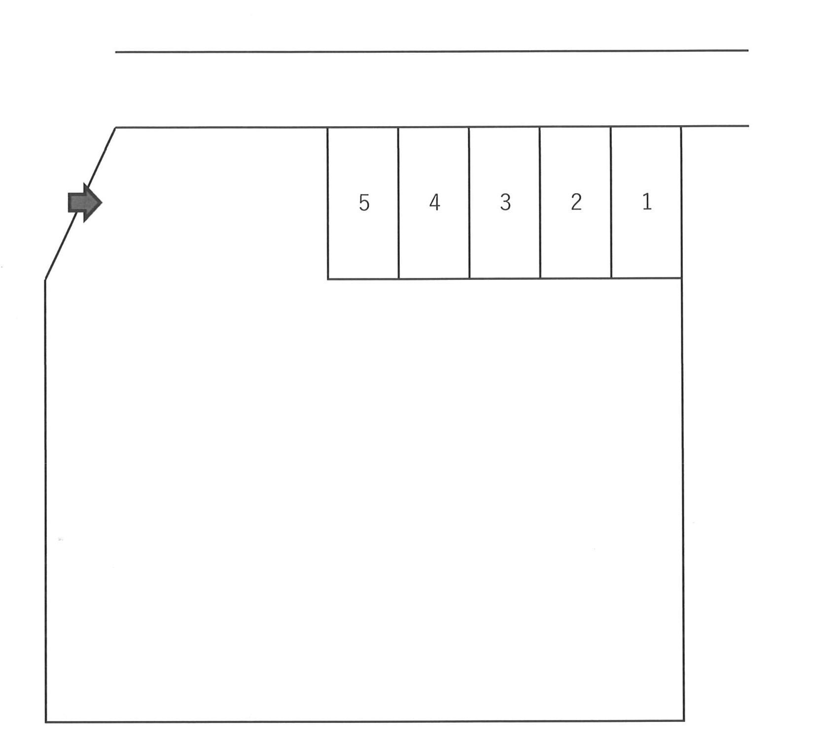 453駐車場の駐車配置図