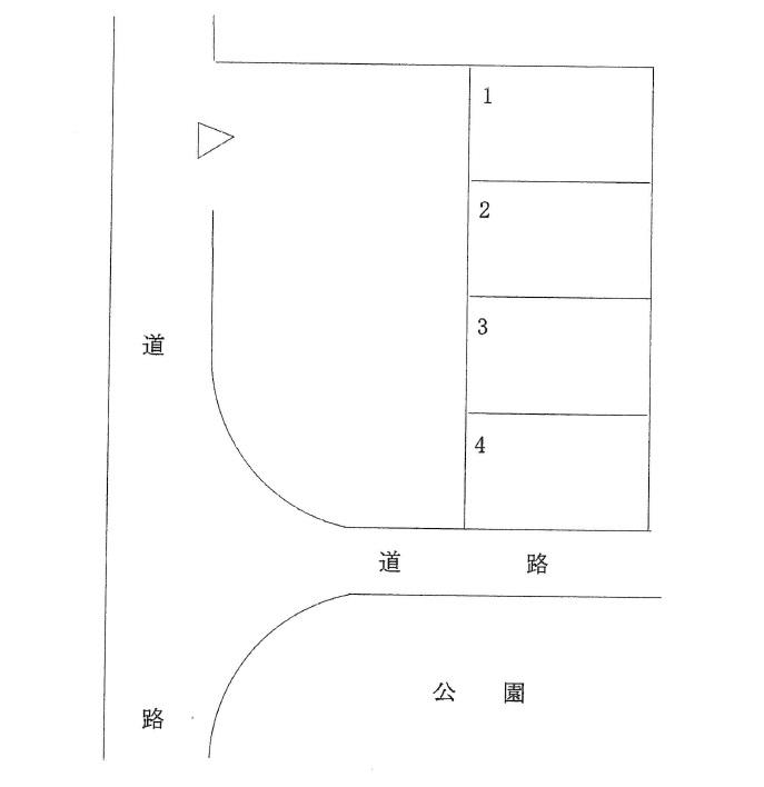 新松戸7丁目第1駐車場の駐車配置図