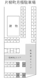 片柳町月極駐車場の駐車場