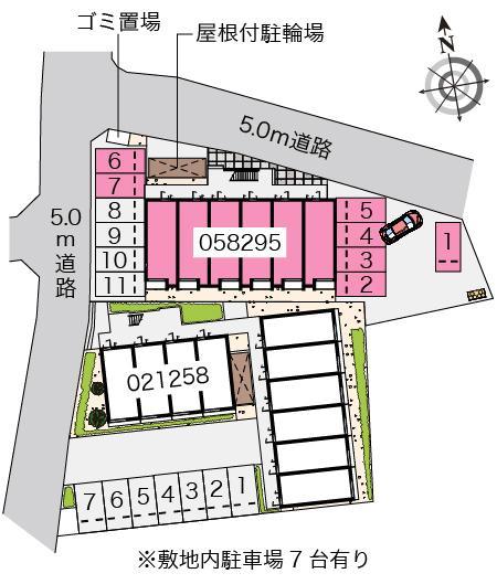 ミランダサニーヒルエスペランサ(58295)の駐車配置図