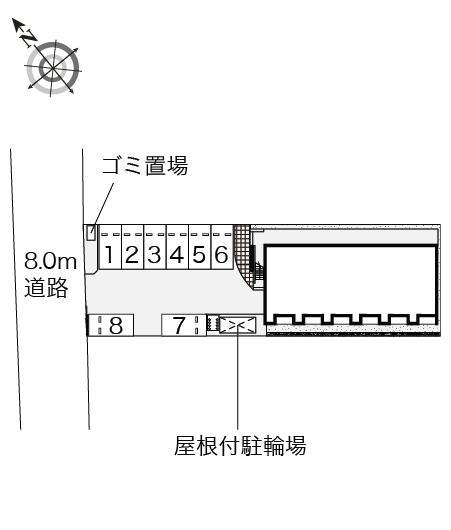 東浜(54510)の駐車配置図