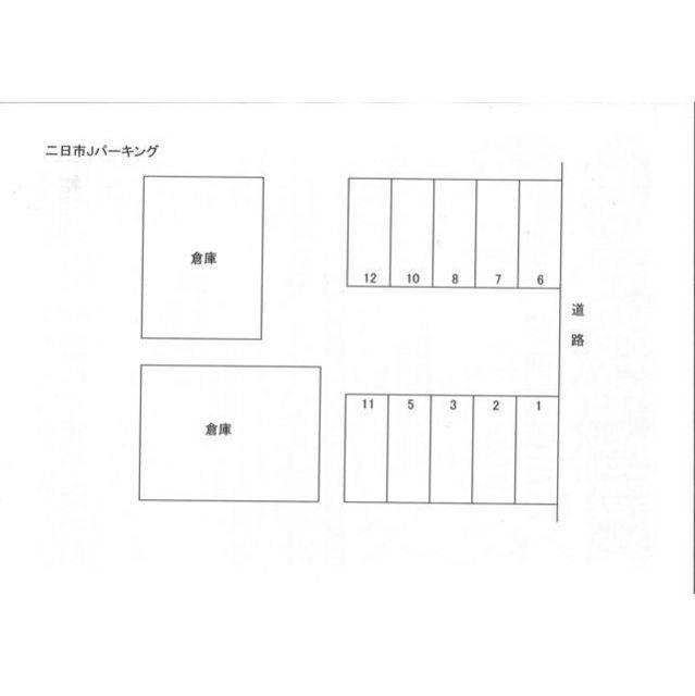 二日市Jパーキングの駐車配置図