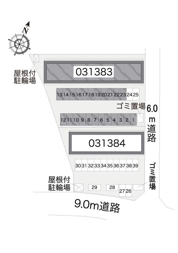 ロハス A(31383)の駐車配置図