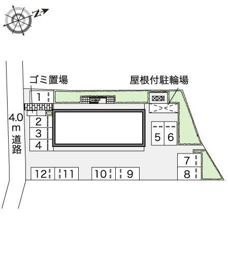 ル パサージュ(45031)の駐車配置図