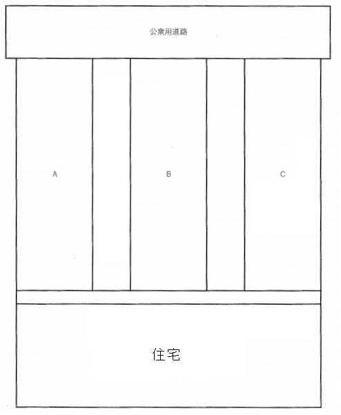O(清水)駐車場の駐車配置図