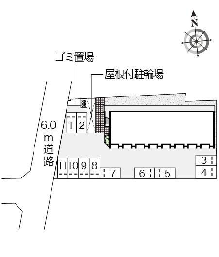 石原(54557)の駐車配置図