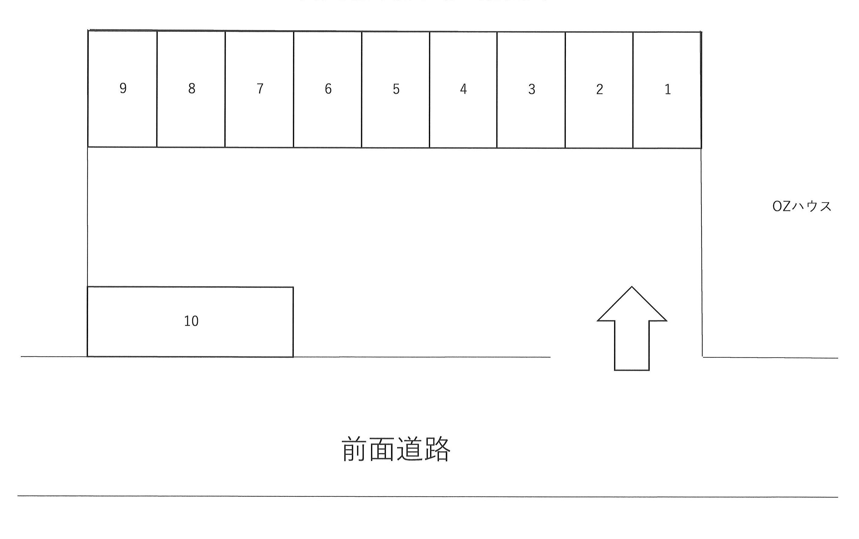 高良駐車場/723の駐車配置図