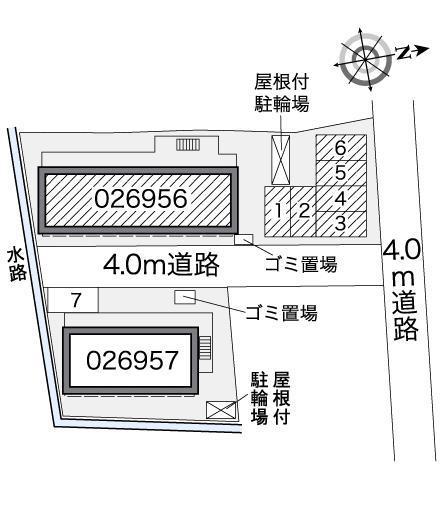 サンモール Ⅰ(26956)の駐車配置図