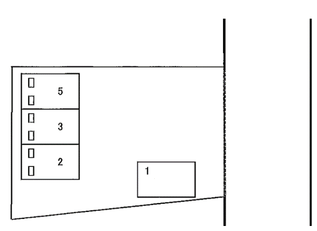 NO.31の駐車配置図