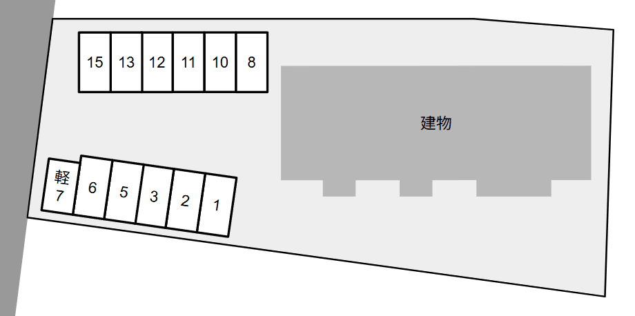 ラビエールの駐車配置図