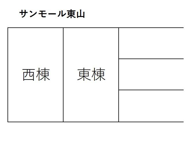 サンモール東山の駐車配置図
