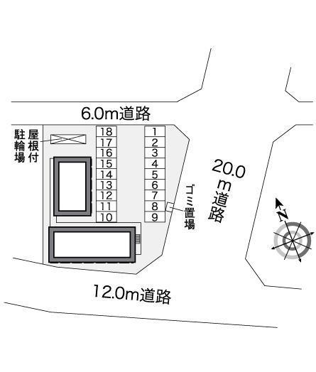 森(27135)の駐車配置図