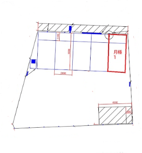 相模原二本松第1の駐車配置図