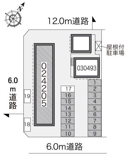 リーベン(24205)の駐車配置図
