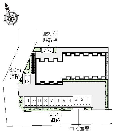 メルヘンパルク(52025)の駐車配置図
