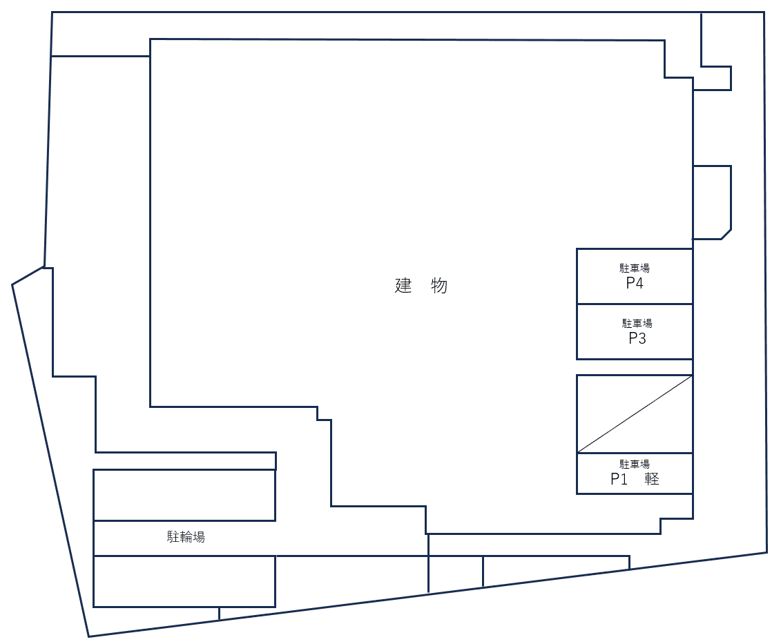 フュージョナル赤羽EASTの駐車配置図
