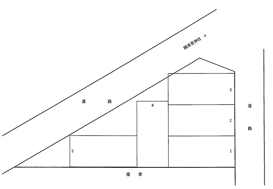 YSⅡ駐車場の駐車配置図