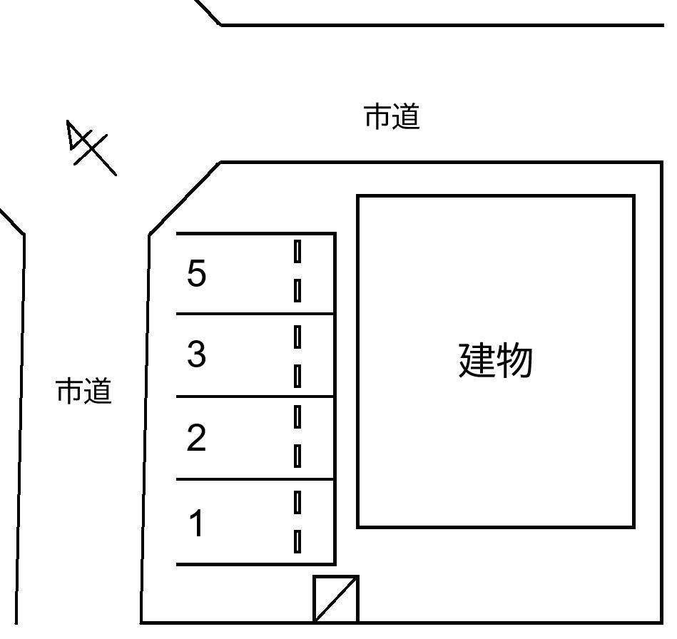 80232Park Side・メゾンの駐車配置図