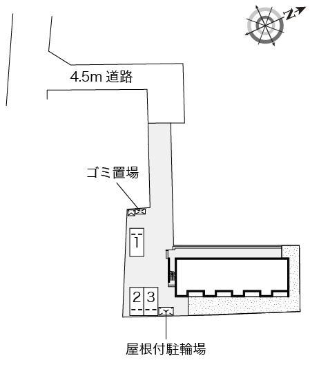 ドミールⅡ(52598)の駐車配置図