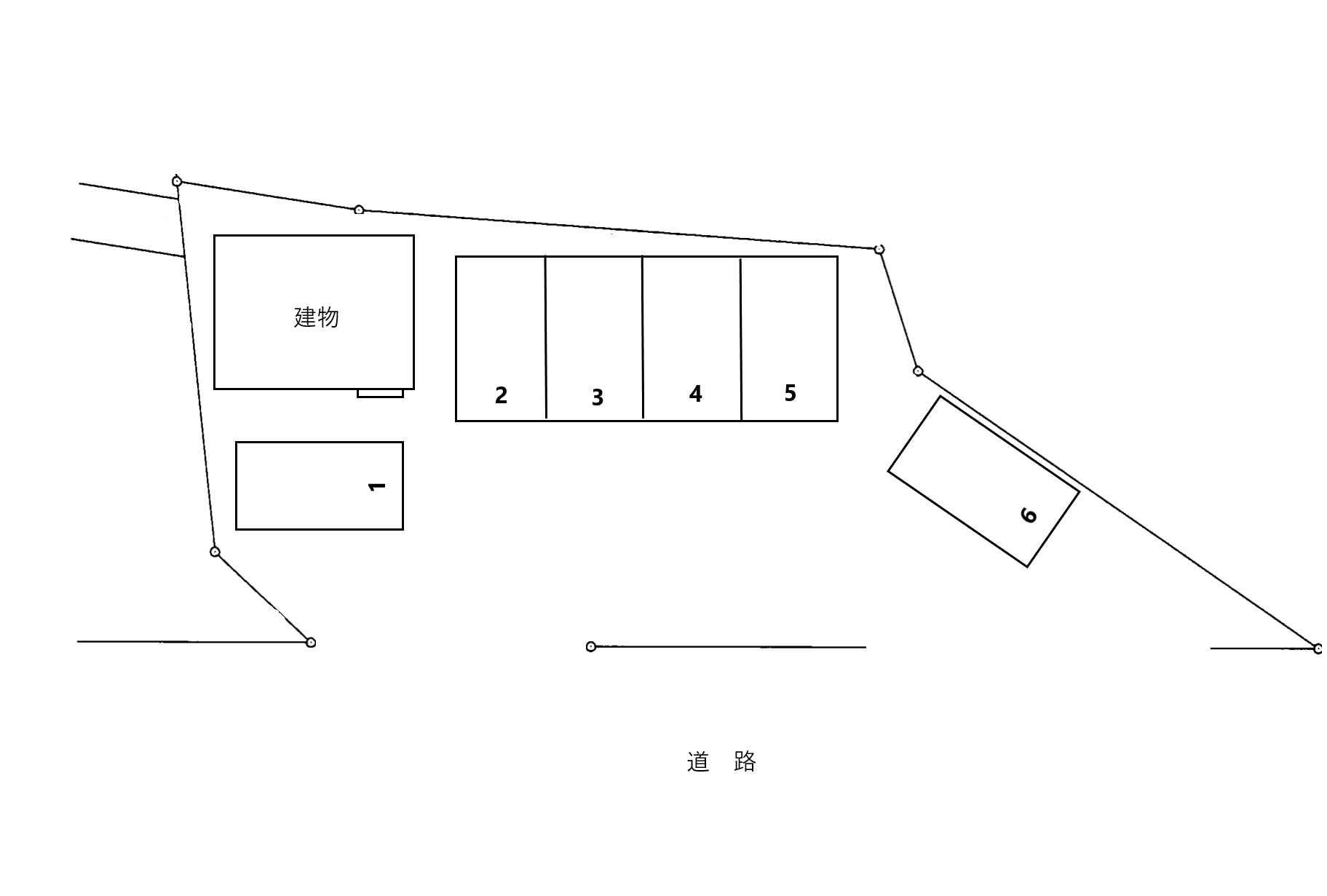 月吉町月極駐車場№91の駐車配置図