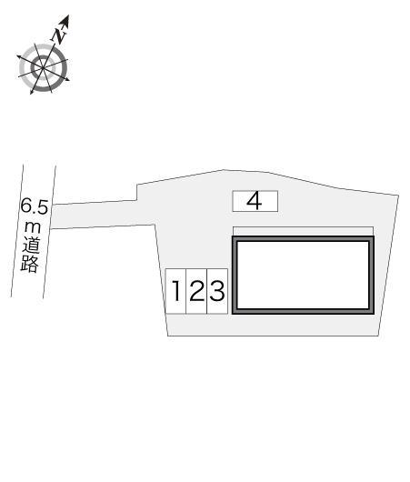 松崎Ⅱ(21780)の駐車配置図