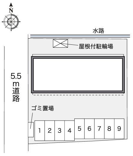 フォレスト土井(41434)の駐車配置図