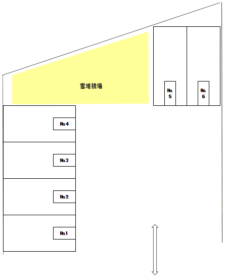 美園11条5丁目第2の駐車配置図