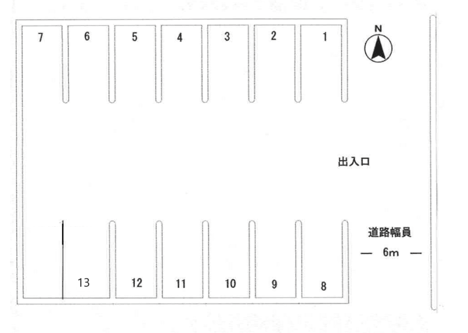 スカイパーキングの駐車配置図