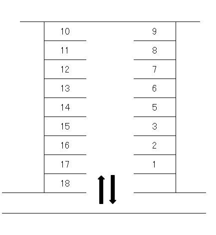 J-254の駐車配置図