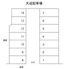大迫駐車場の駐車場