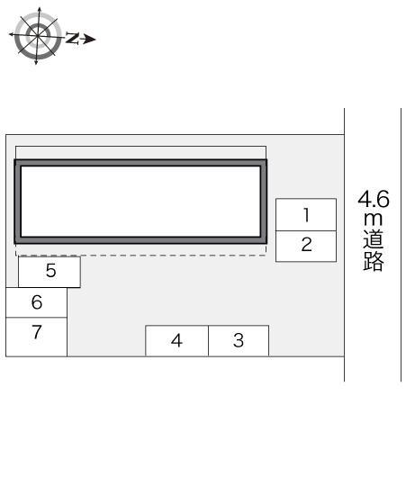 ルジュール(10673)の駐車配置図
