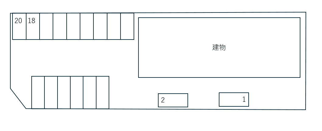 サニーコート別駐車場の駐車配置図