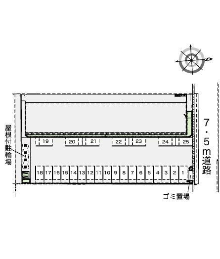 ハニカムエイト(42245)の駐車配置図