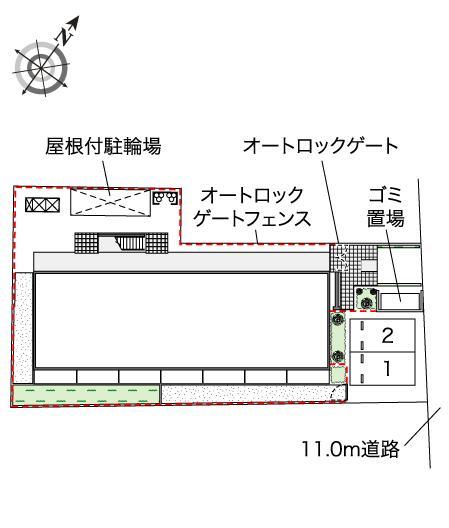 M(42614)の駐車配置図