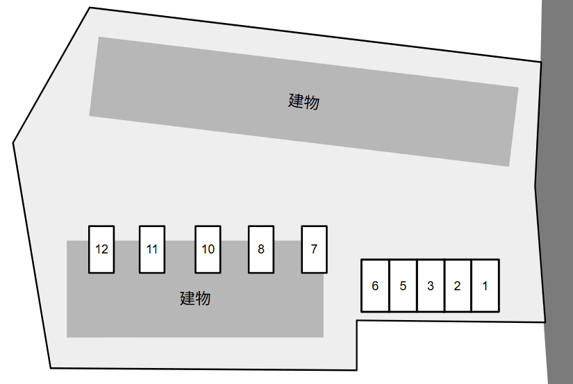 Vast Fukuの駐車配置図
