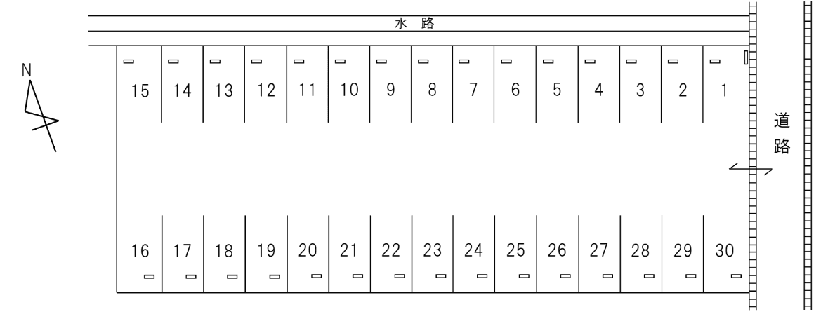 TP006 東平角S - Touchiの駐車配置図