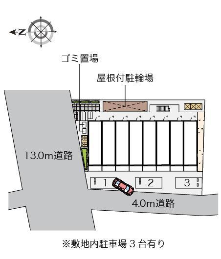 コージーコートI(52610)の駐車配置図