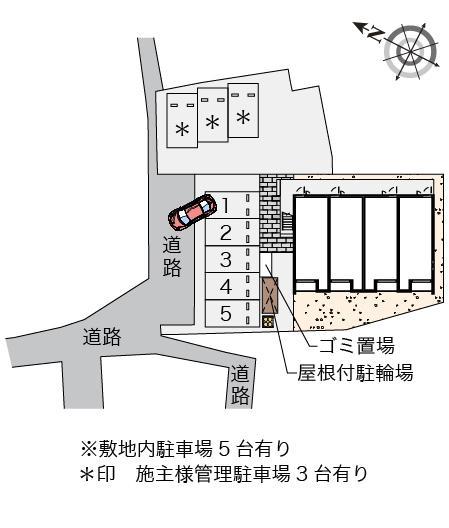 クレイノ浜御殿(56120)の駐車配置図