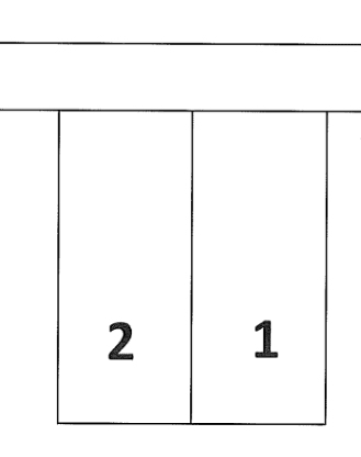 鈴吉駐車場の駐車配置図