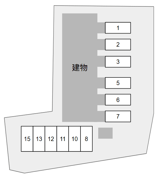 フォレストコートの駐車配置図