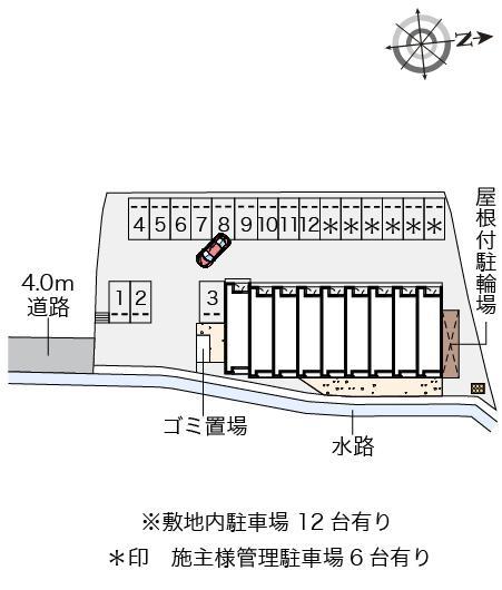 ル シイェル(55187)の駐車配置図