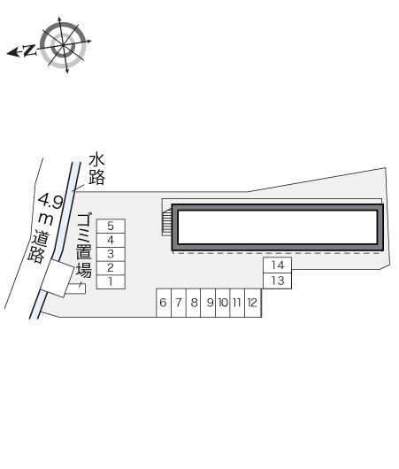 グレイス(20083)の駐車配置図