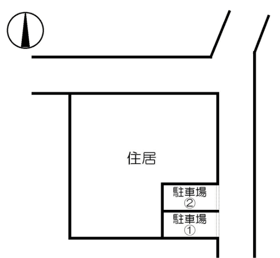 リッシュ テーレの駐車配置図