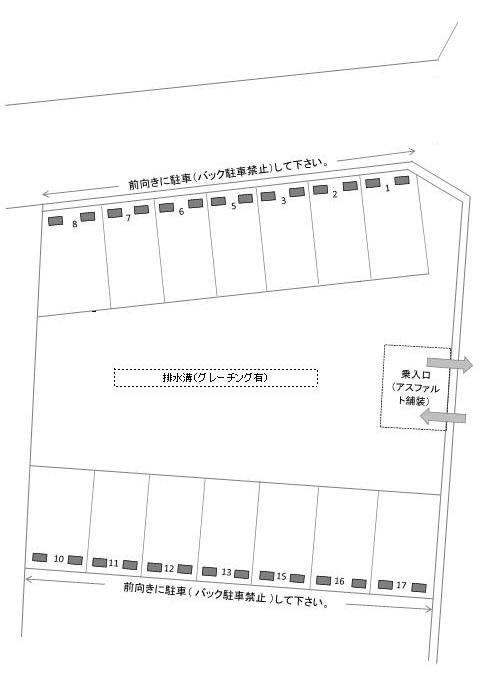 J-552の駐車配置図
