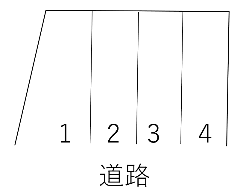 TC駐車場の駐車配置図