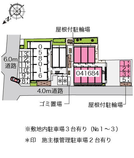 サンイーグル(41684)の駐車配置図
