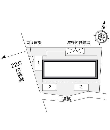 クリーンヒルズ南戸塚(25304)の駐車配置図