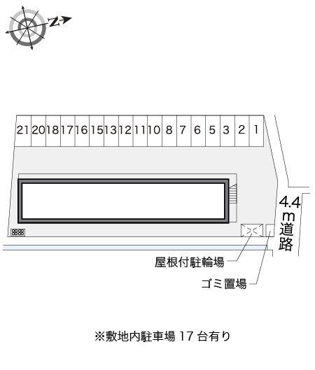 プレミールレジデンスM(13652)の駐車配置図