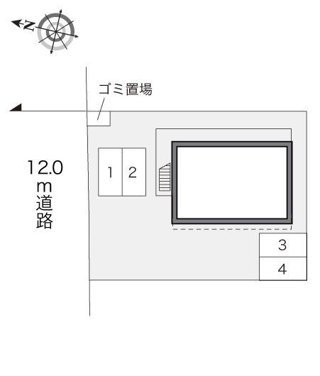 大住台第Ⅲ(23620)の駐車配置図