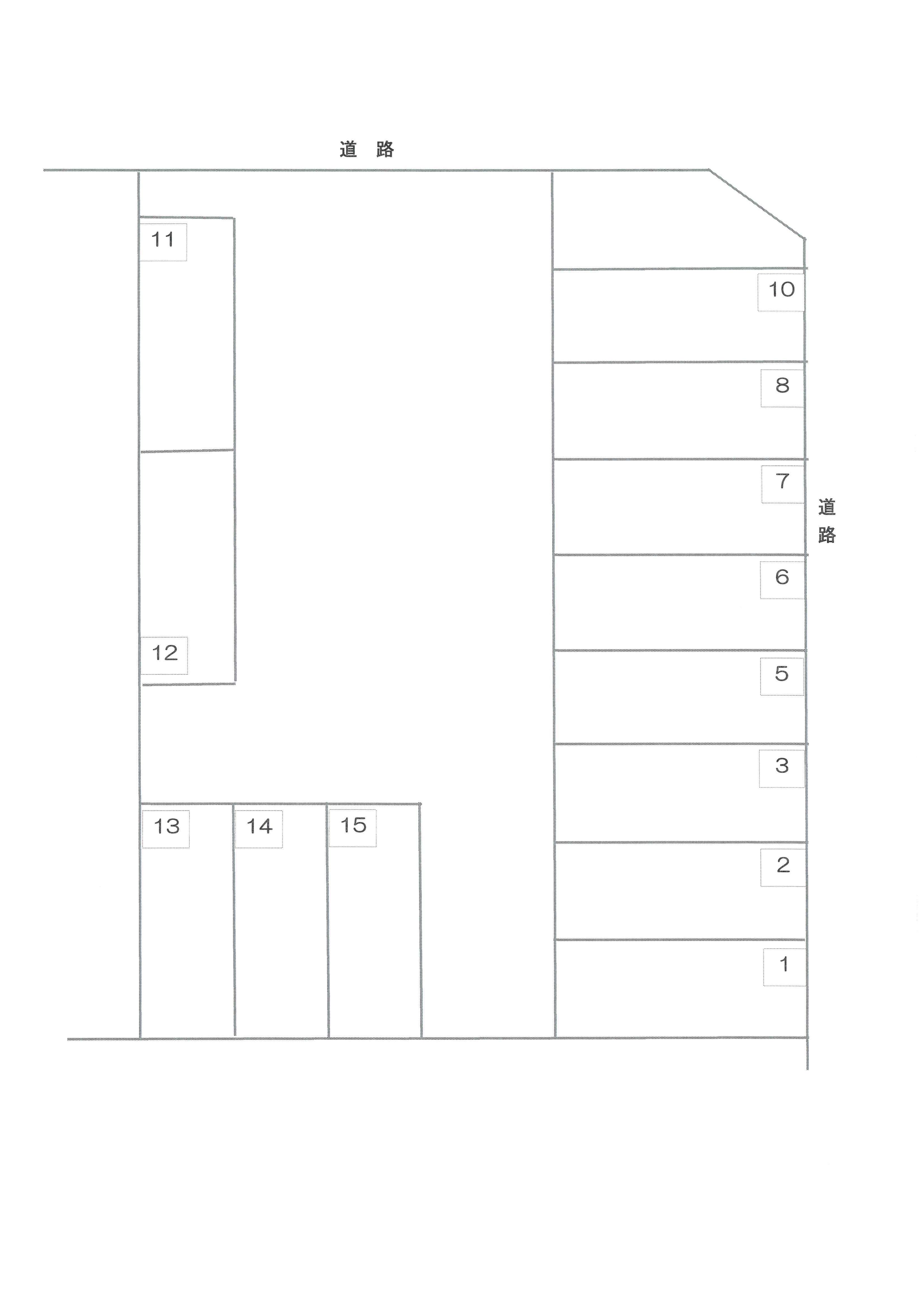 814の駐車配置図